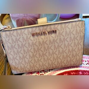 Michael Kors Blush Pink Clutch